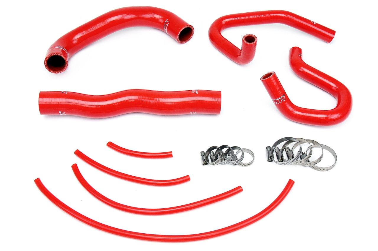 HPS Performance Hps Silicone Radiator And Heater Coolant Hose Kit 57 1324 Red Red - 57-1324-RED