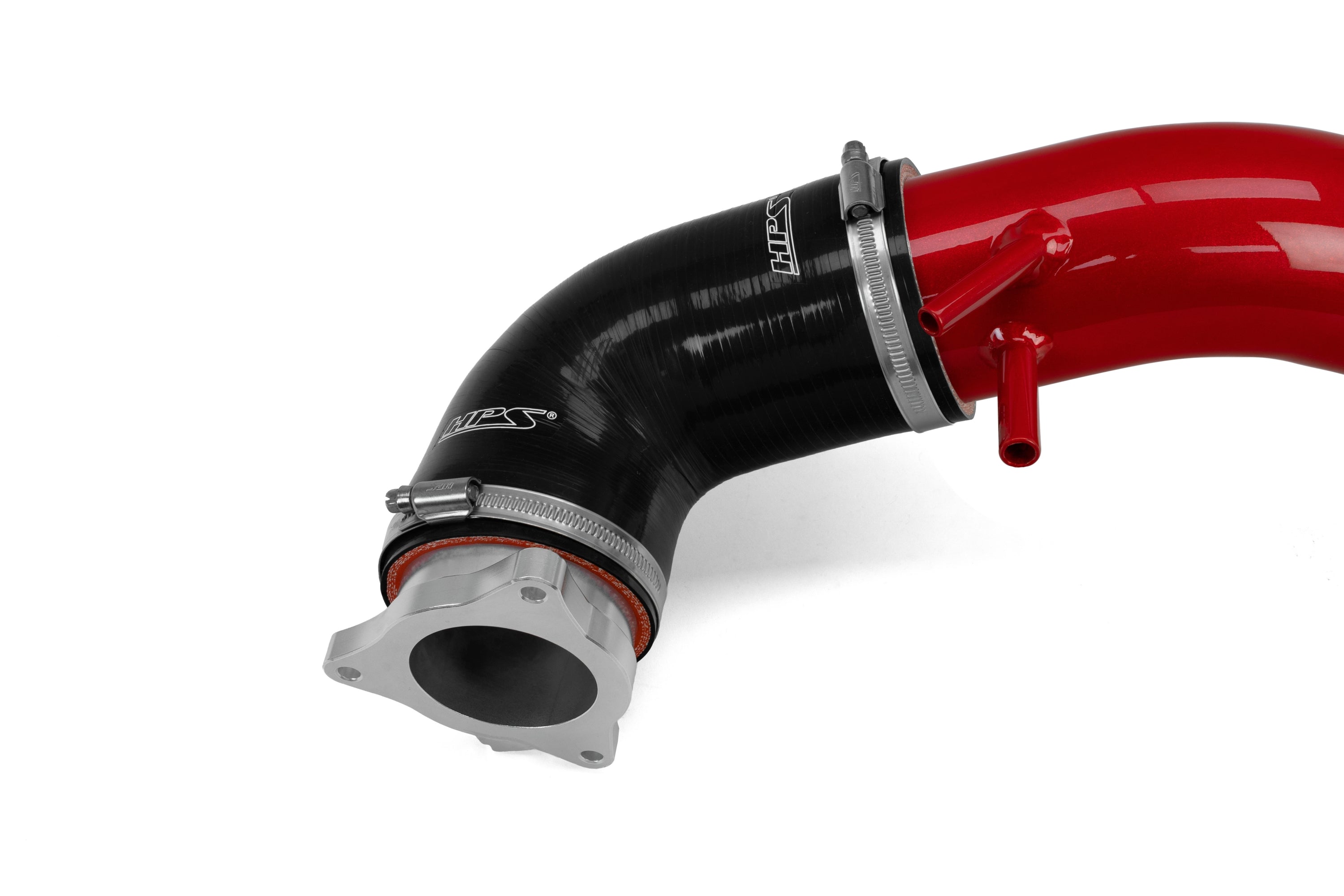 HPS Performance Air Intake Kit With Heat Shield and Turbo Inlet 827-797R Red - 827-797R