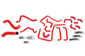 HPS Performance Hps Silicone Radiator, Heater, And Ancillary Coolant Hose Kit 57 1815 Red Red - 57-1815-RED