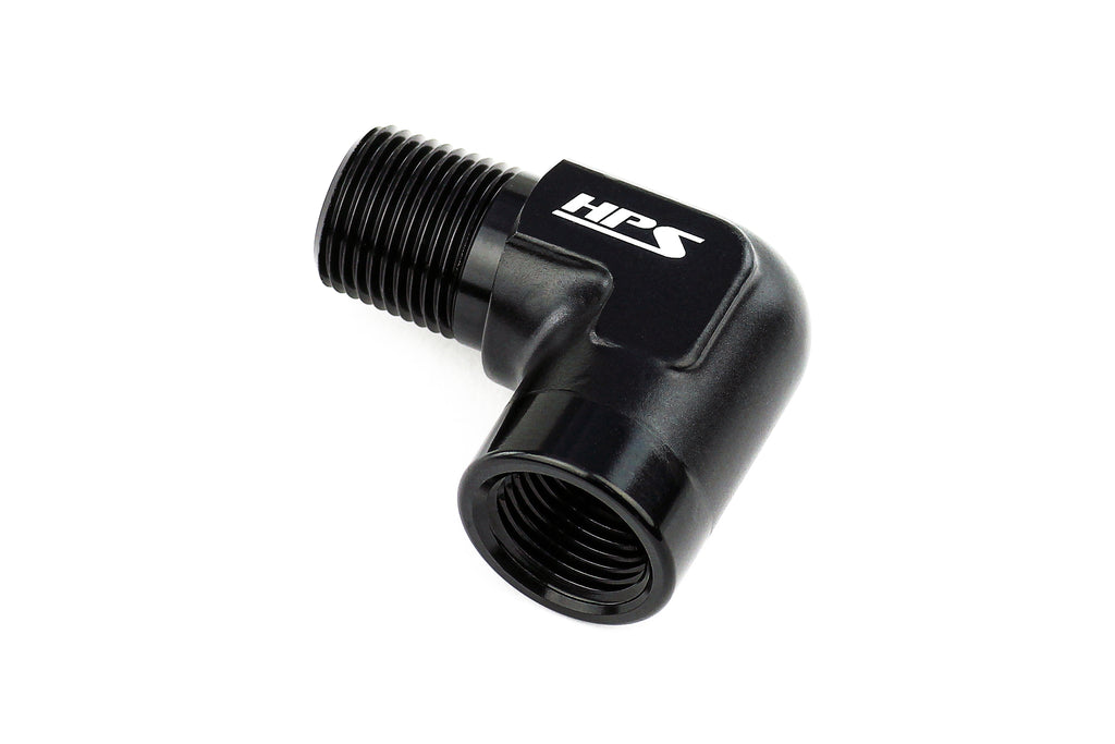 HPS Performance 90 Degree Male to Female 1/2 NPT Adapter AN914-04