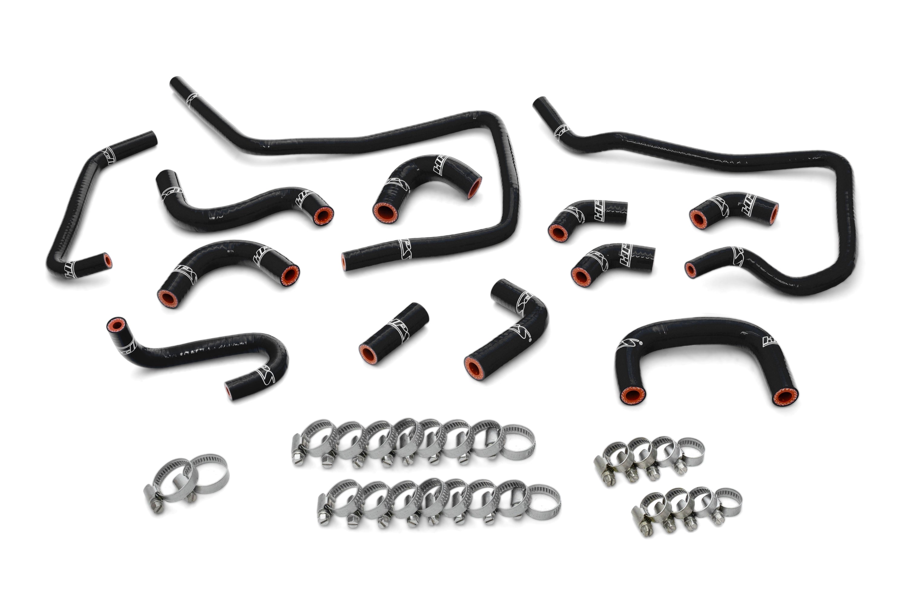 HPS Performance Hps Silicone Ancillary Coolant Hose Kit 57 1806 Blk Black - 57-1806-BLK