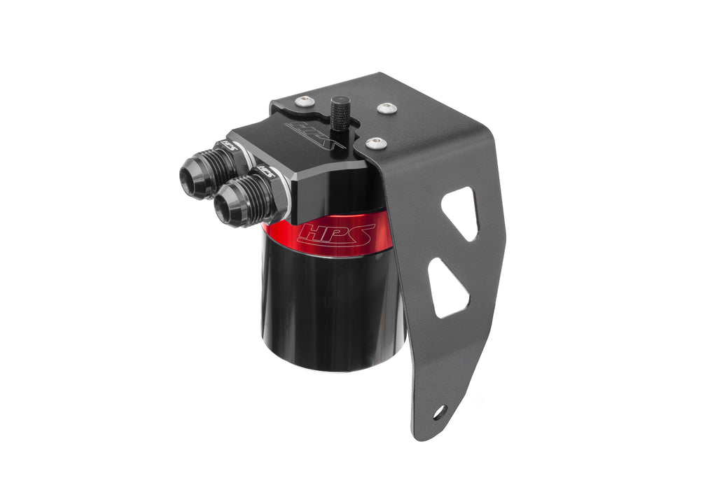HPS Performance Oil Catch Can Kit 860-024 Red - 860-024
