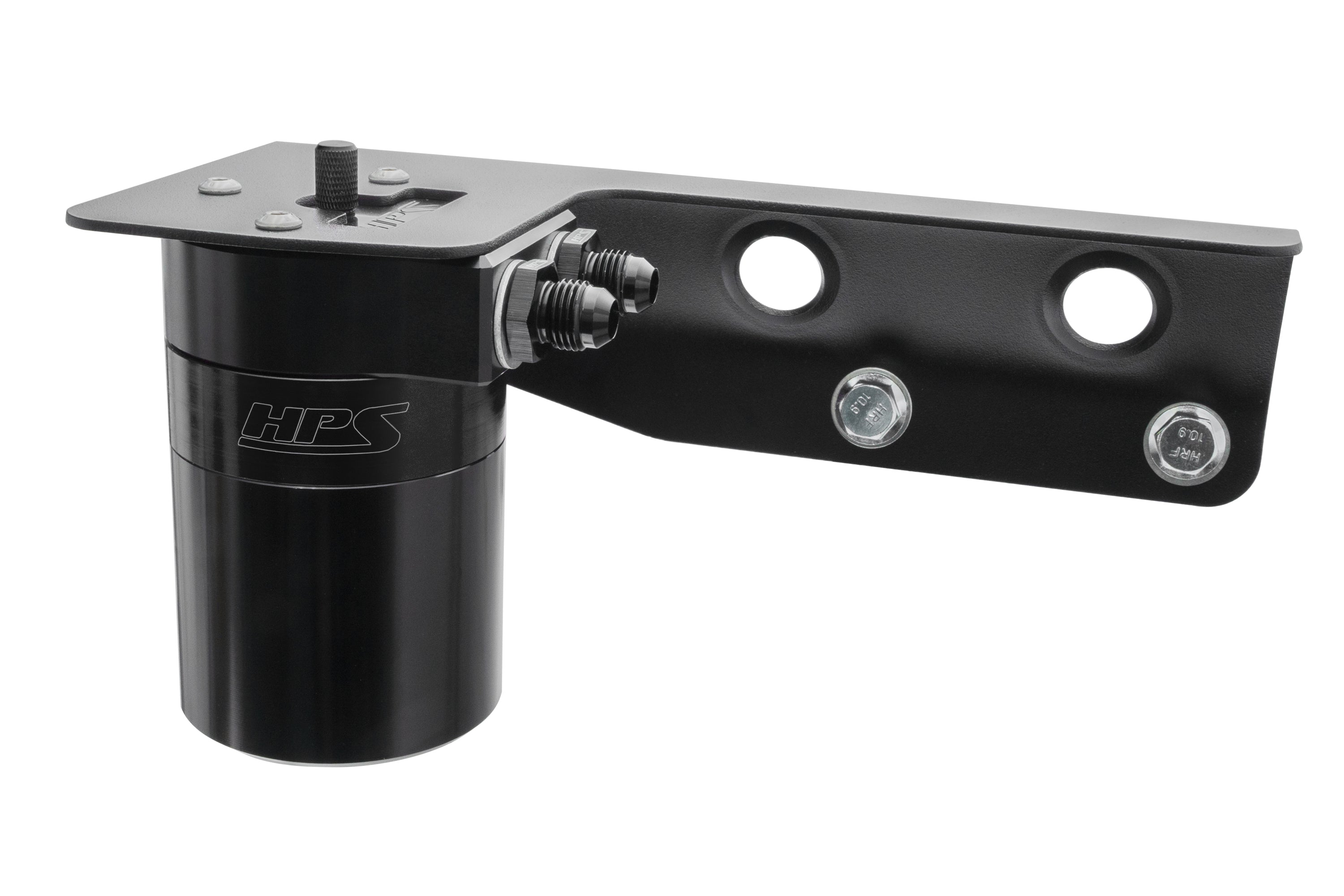 HPS Performance Oil Catch Can Kit 860-021WB, Black - 860-021WB