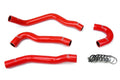 HPS Performance Hps Silicone Radiator Coolant Hose Kit 57 1043 Red Red - 57-1043-RED