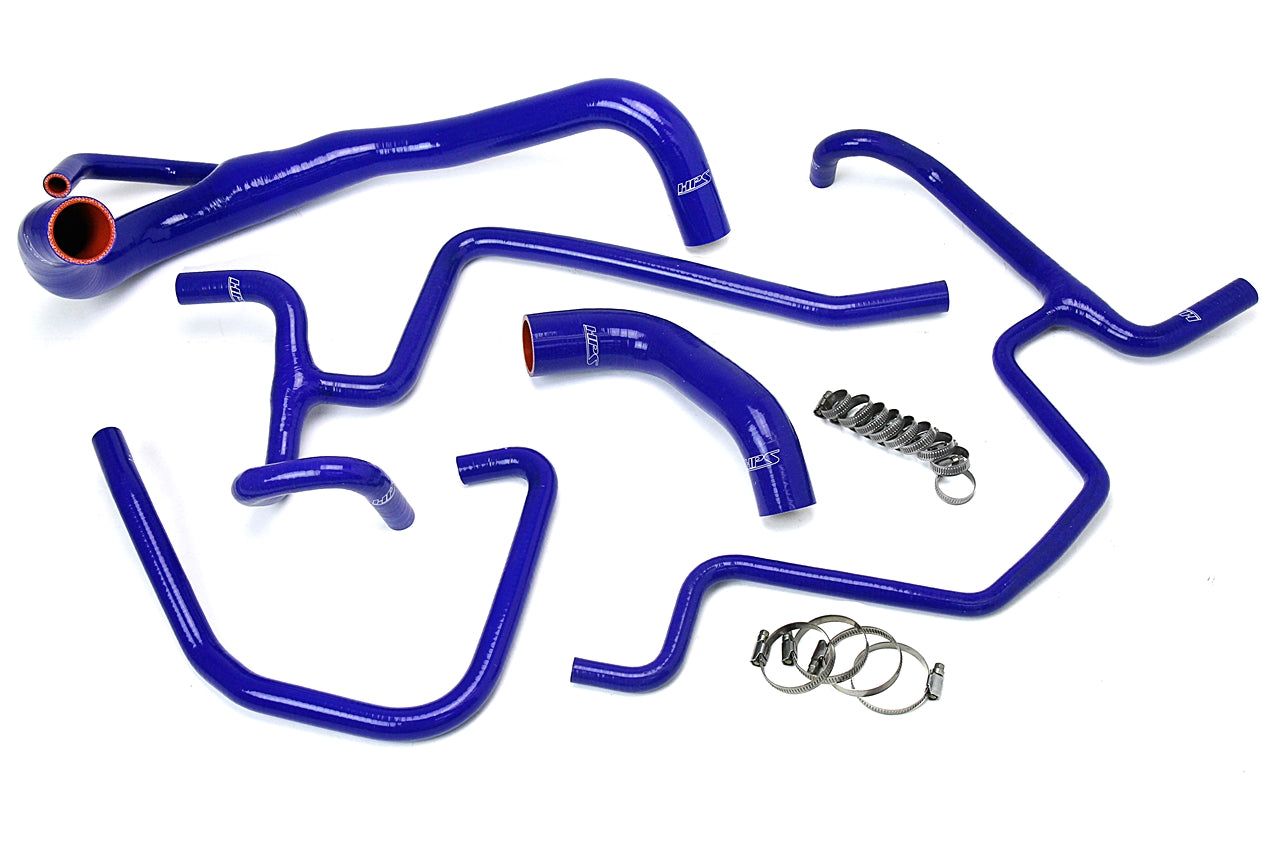 HPS Performance Hps Silicone Radiator And Heater Coolant Hose Kit 57 1646 Blue Blue - 57-1646-BLUE