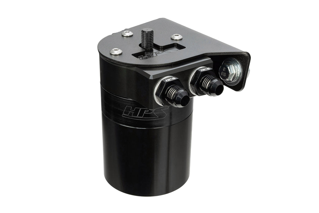 HPS Performance Oil Catch Can Kit 860-019WB, Black - 860-019WB
