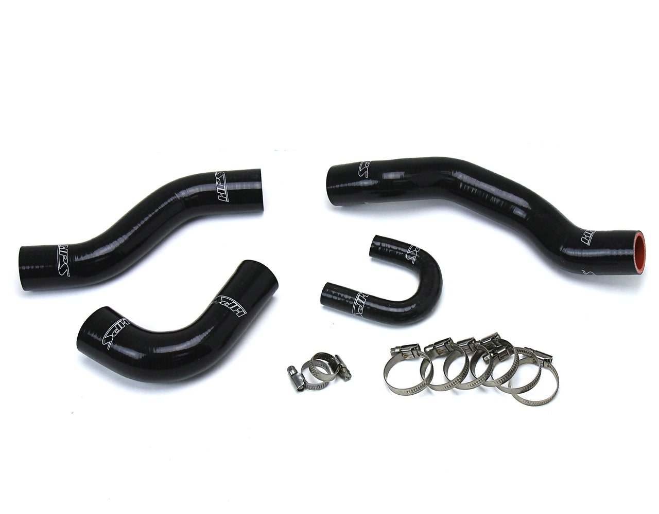 HPS Performance Hps Silicone Radiator Coolant Hose Kit 57 1477 Blk Black - 57-1477-BLK