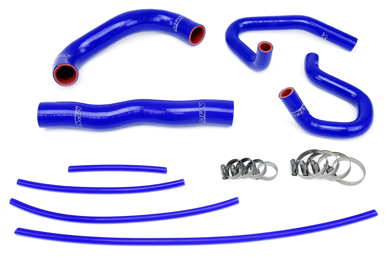 HPS Performance Hps Silicone Radiator And Heater Coolant Hose Kit 57 1324 Blue Blue - 57-1324-BLUE