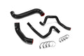 HPS Performance Hps Silicone Radiator And Heater Coolant Hose Kit 57 2302 Blk Black - 57-2302-BLK