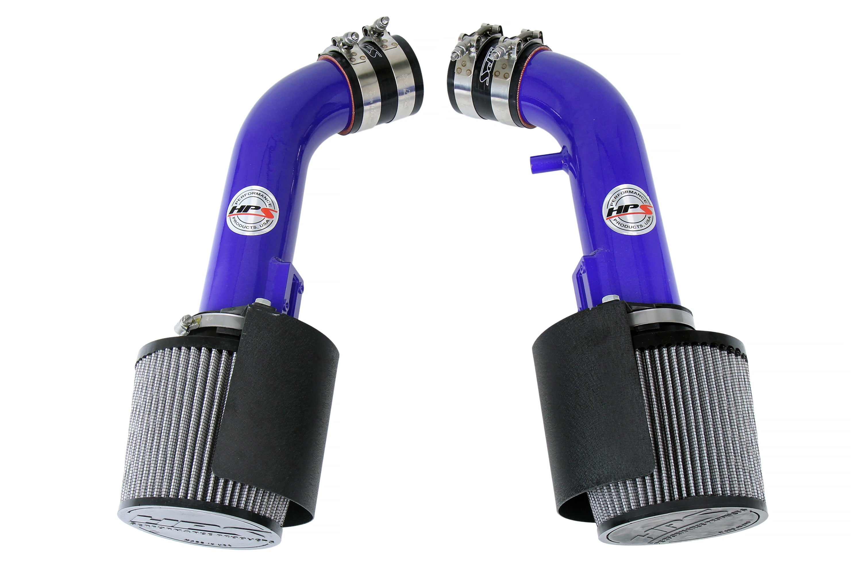 HPS Performance Air Intake Kit With Heat Shield 827-706BL Blue - 827-706BL