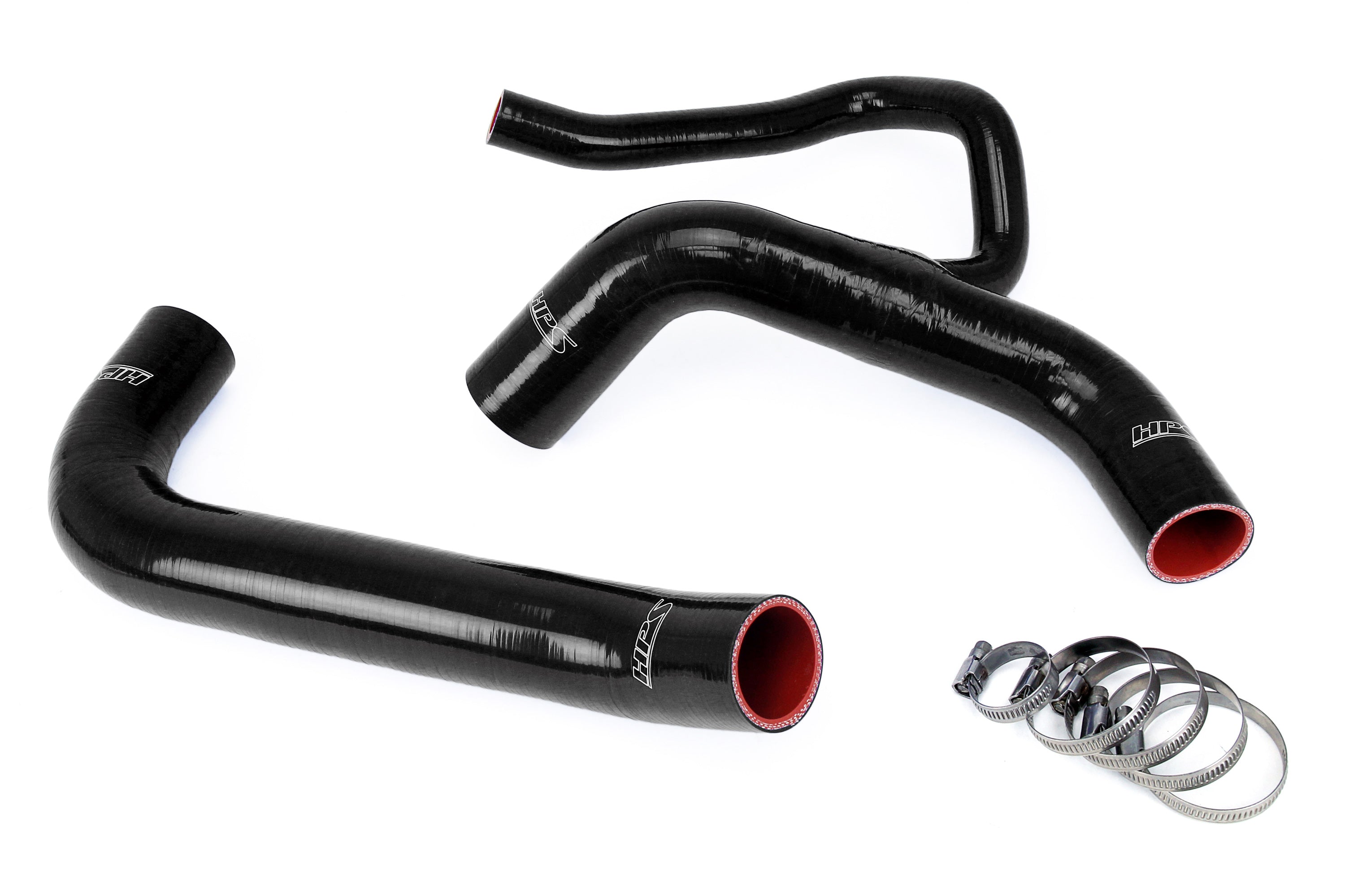 HPS Performance Hps Silicone Radiator Coolant Hose Kit 57 1848 Blk Black - 57-1848-BLK
