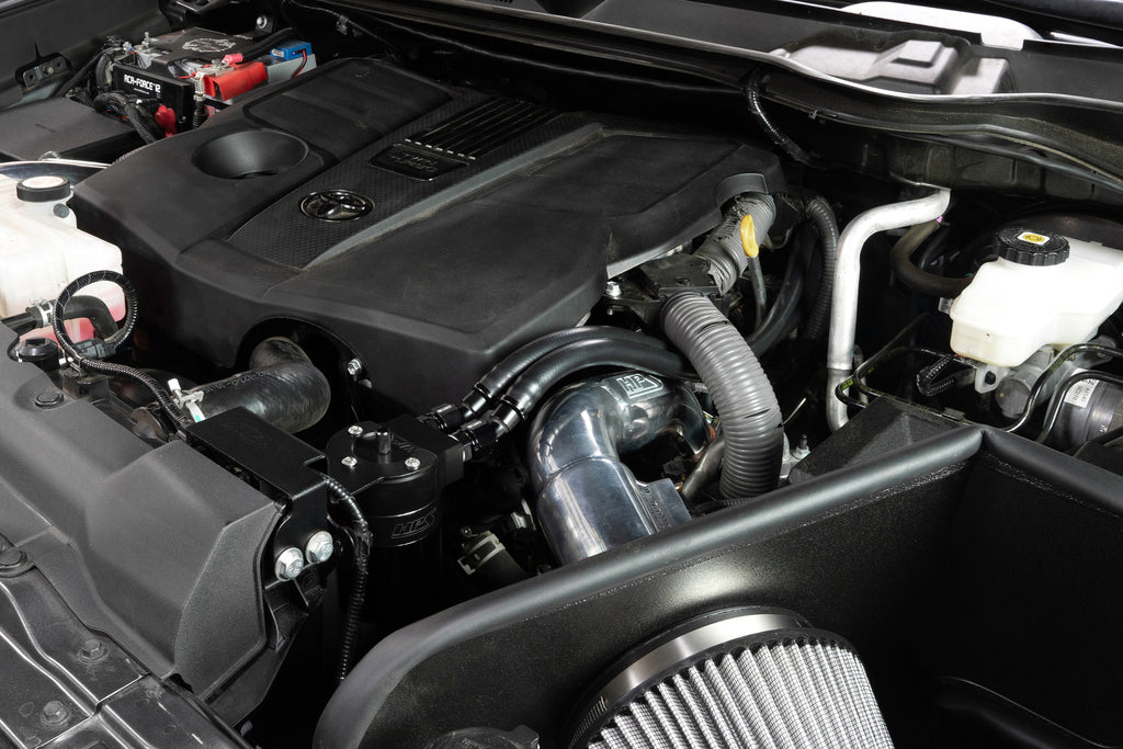 HPS Performance Oil Catch Can Kit 860-003WB, Black - 860-003WB