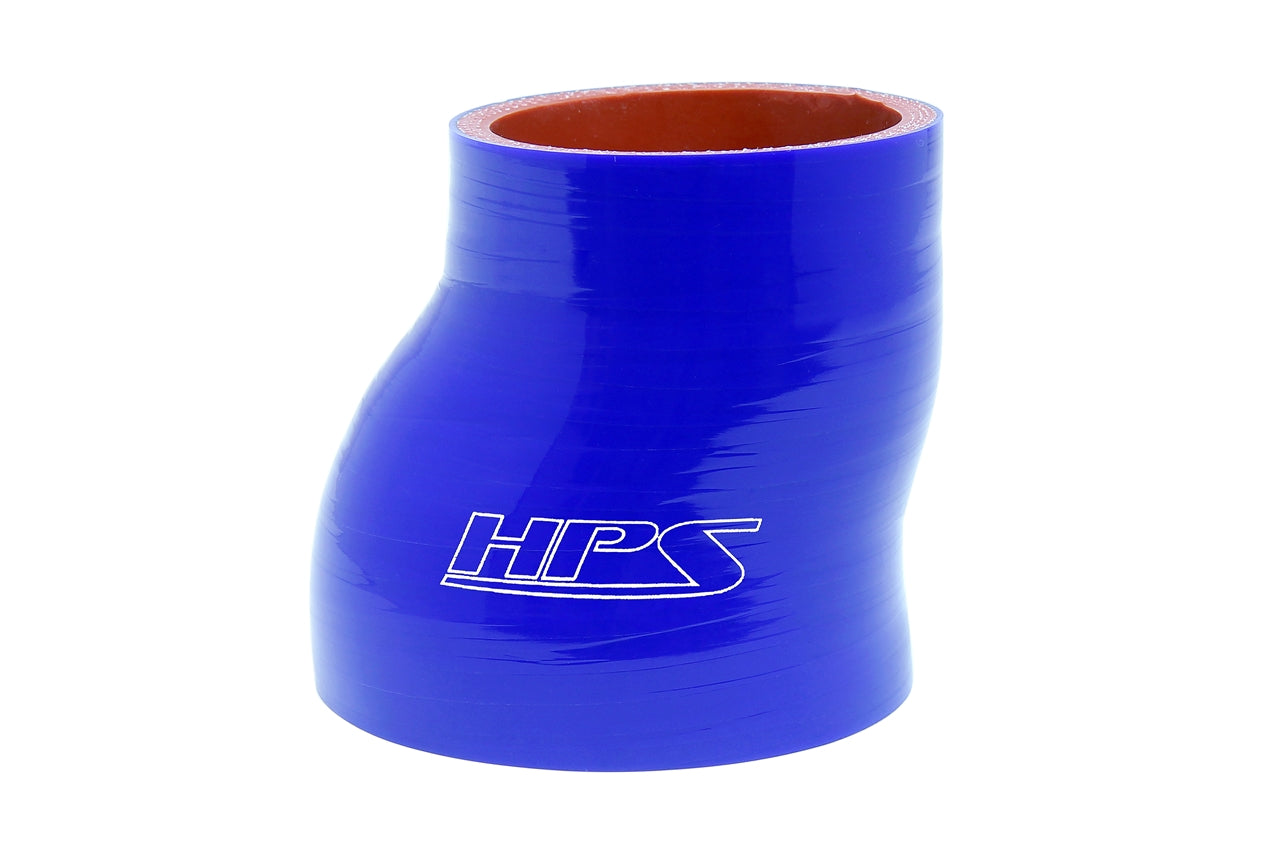 HPS Performance Hps Silicone Offset Reducing Coupler 2 1/4"   2 3/4" Id, 3" Length Htsor 225 275 Blue Blue - HTSOR-225-275-BLUE