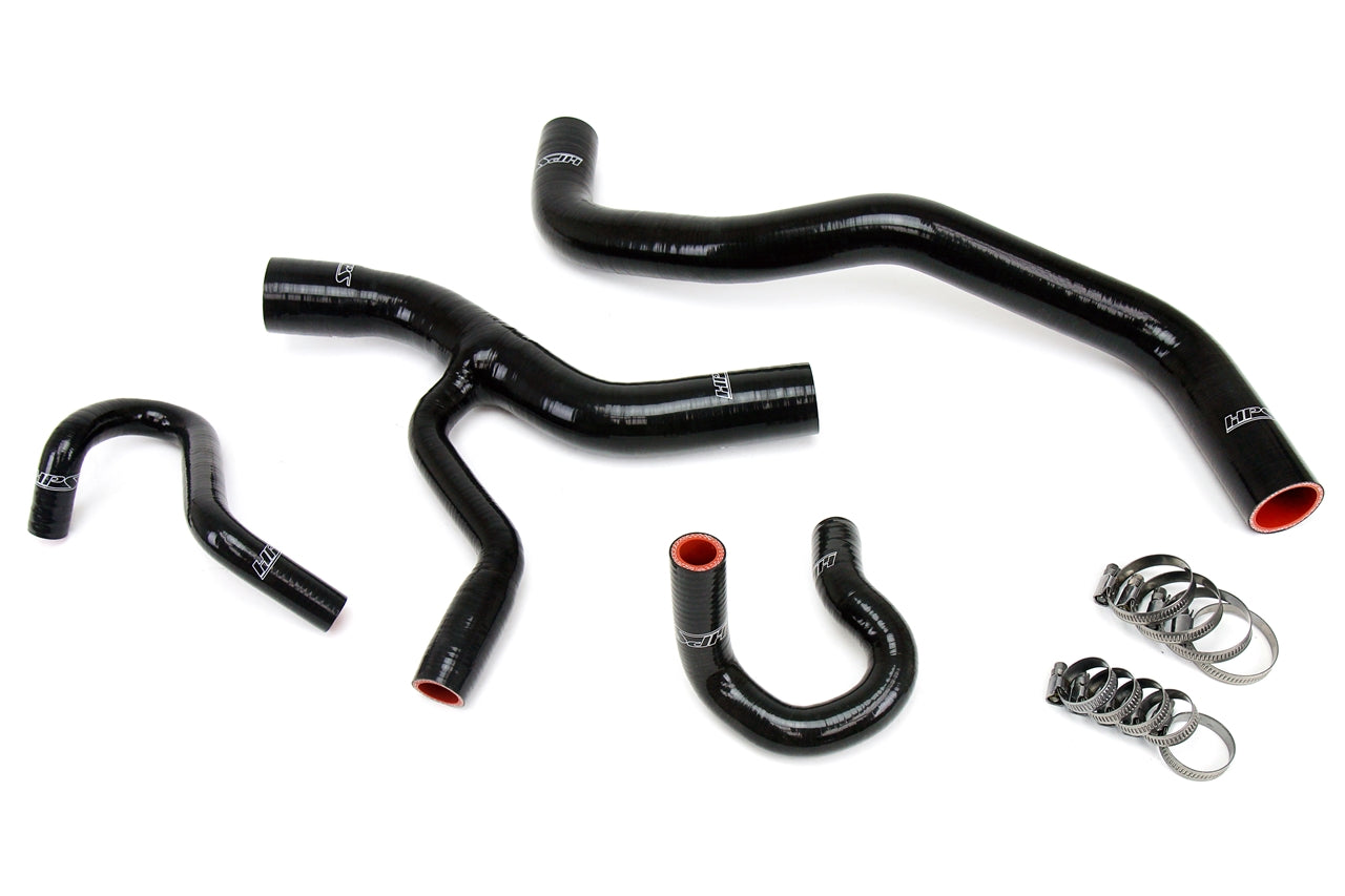 HPS Performance Hps Silicone Radiator And Heater Coolant Hose Kit 57 1416 Blk Black - 57-1416-BLK