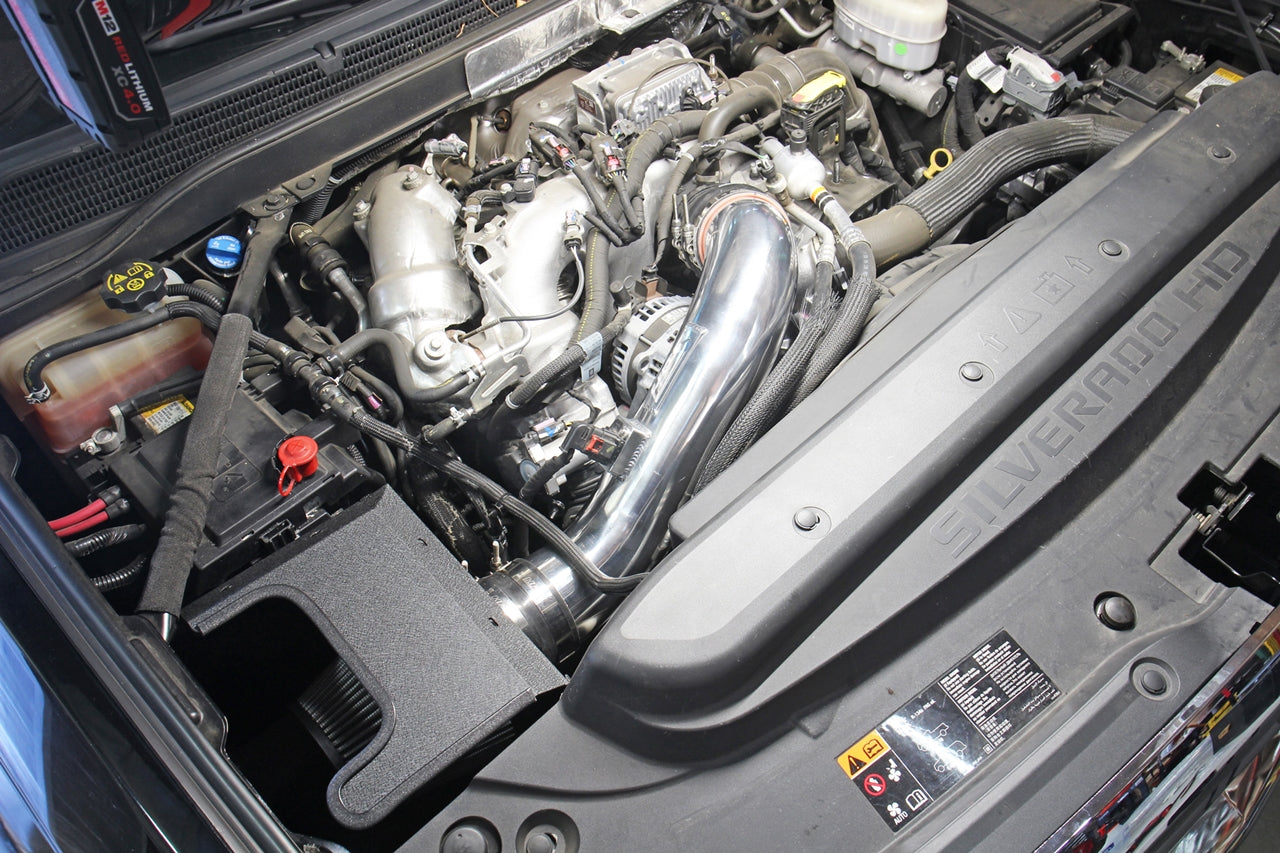 HPS Performance Air Intake Kit With Heat Shield 827-674WB Black - 827-674WB