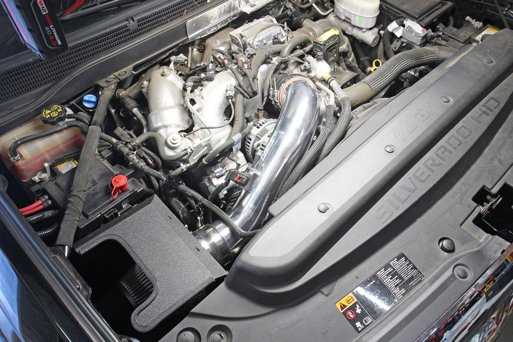 HPS Performance Air Intake Kit With Heat Shield 827-674R Red - 827-674R