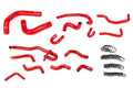 HPS Performance Hps Silicone Radiator And Heater Coolant Hose Kit 57 2191 Red Red - 57-2191-RED