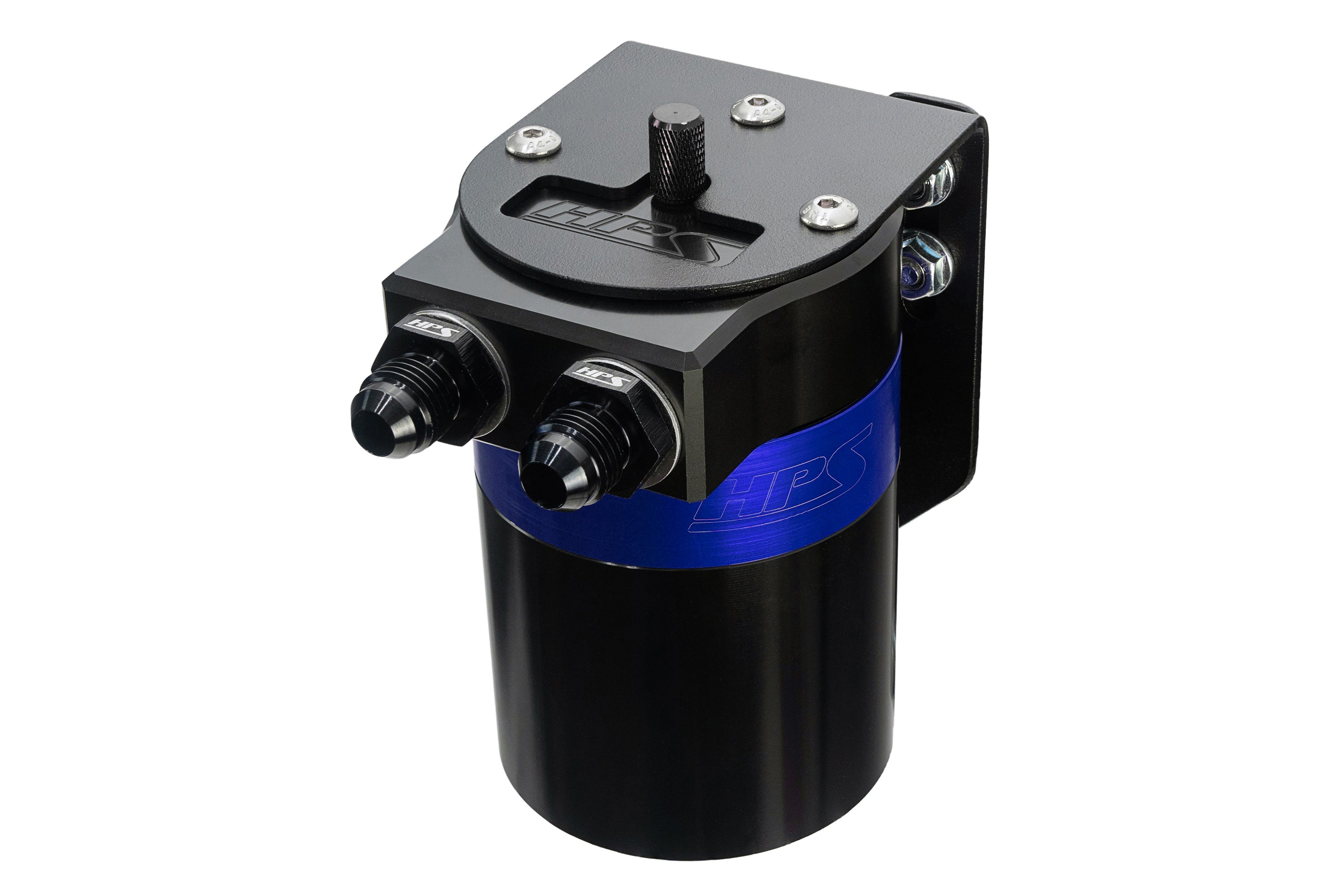 HPS Performance Oil Catch Can Kit 860-014BL, Blue - 860-014BL