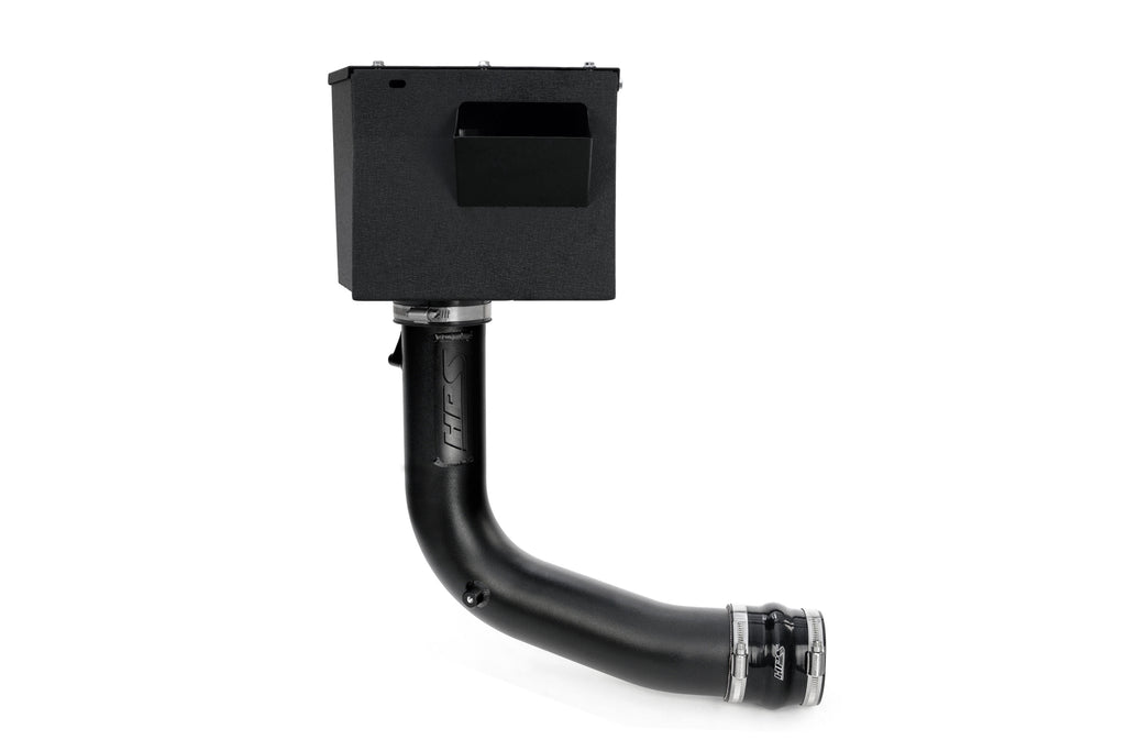 HPS Performance Air Intake Kit With Heat Shield 827-727WB Black - 827-727WB
