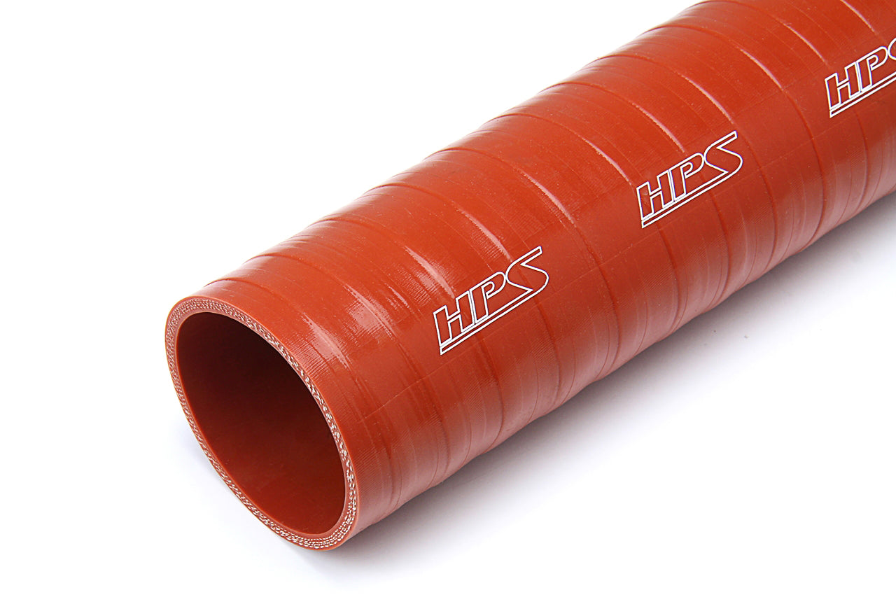 HPS Performance Hps Ultra High Temperature Resistant Silicone Straight Tube 5/16" Id, 1 Foot Length St 032 Hot Orange - ST-032-HOT