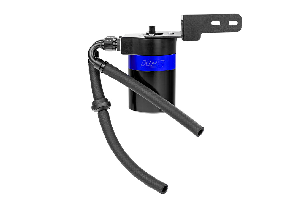 HPS Performance Oil Catch Can Kit 860-002BL, Blue - 860-002BL