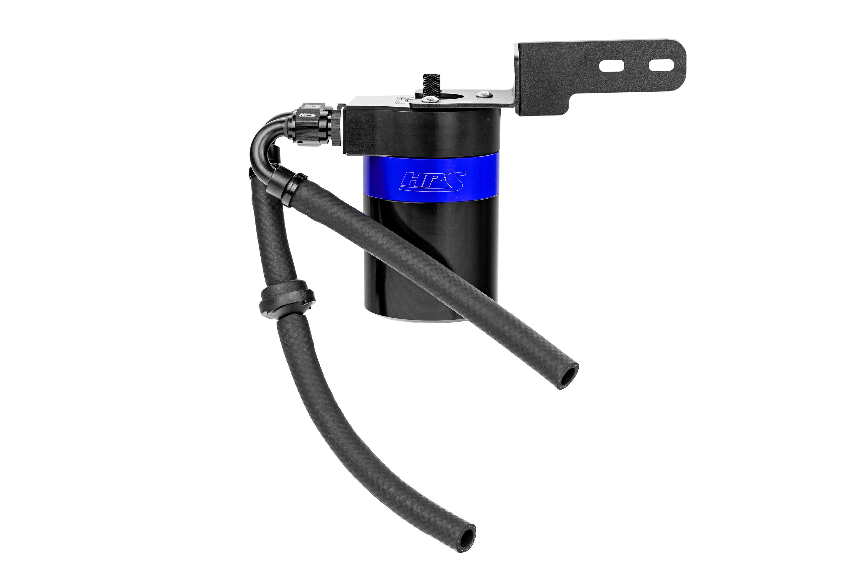 HPS Performance Oil Catch Can Kit 860-002BL, Blue - 860-002BL