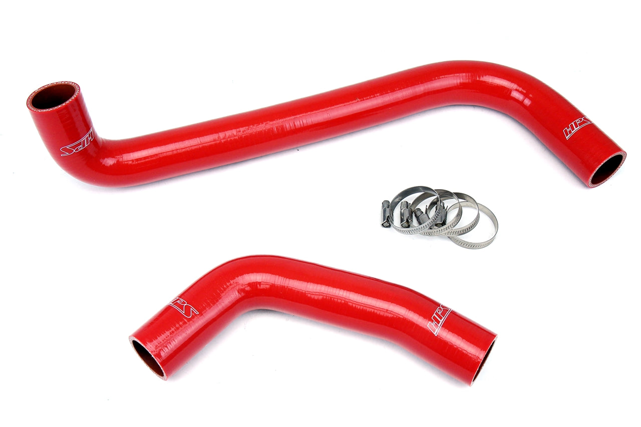 HPS Performance Hps Silicone Radiator Coolant Hose Kit 57 1204 Red Red - 57-1204-RED