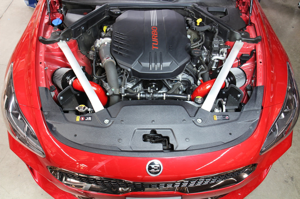HPS Performance Air Intake Kit With Heat Shield 827-672WB Black - 827-672WB