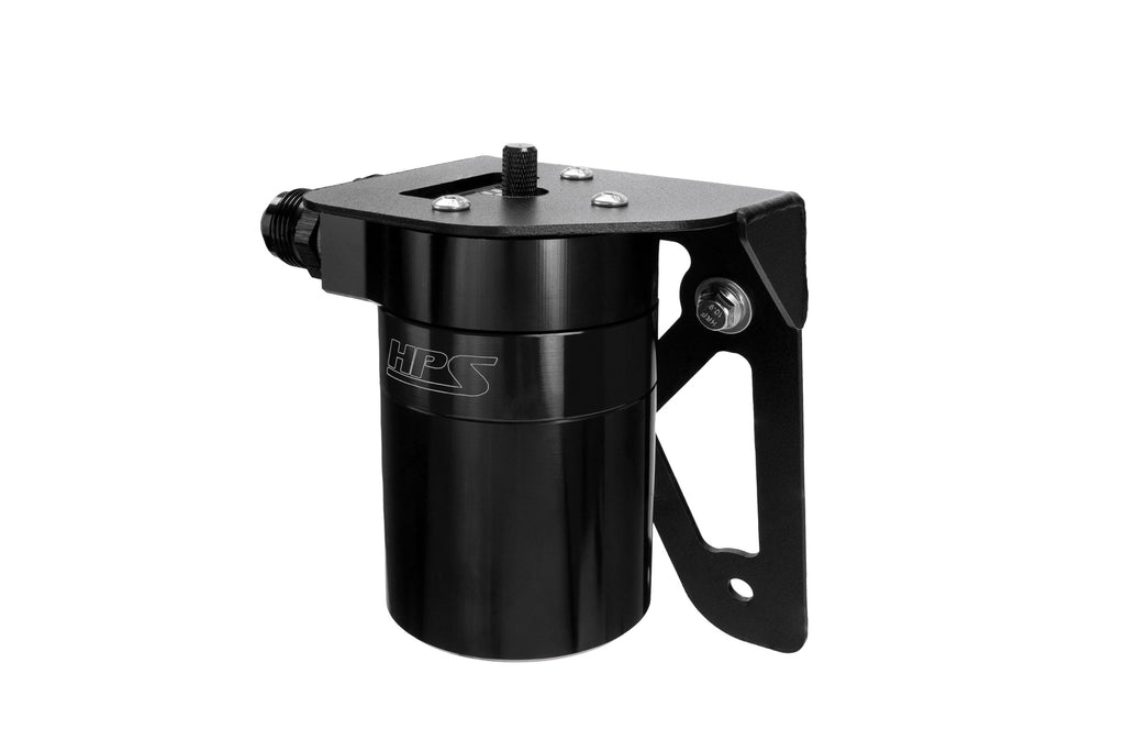 HPS Performance Oil Catch Can Kit 860-023WB, Black - 860-023WB