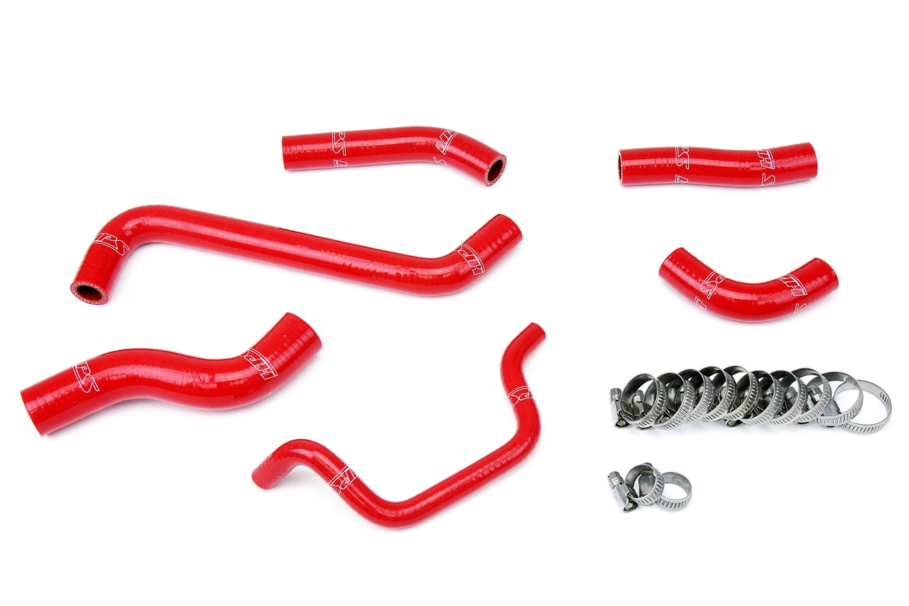 HPS Performance Hps Silicone Radiator Coolant Hose Kit 57 1242 Red Red - 57-1242-RED