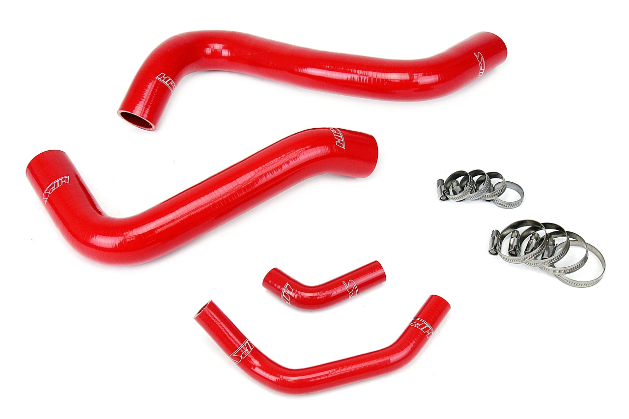 HPS Performance Hps Silicone Radiator Coolant Hose Kit 57 1467 R Red Red - 57-1467R-RED
