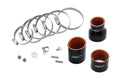 HPS Performance Upper Cold Side Charge Pipe Kit 17-134WB Black - 17-134WB