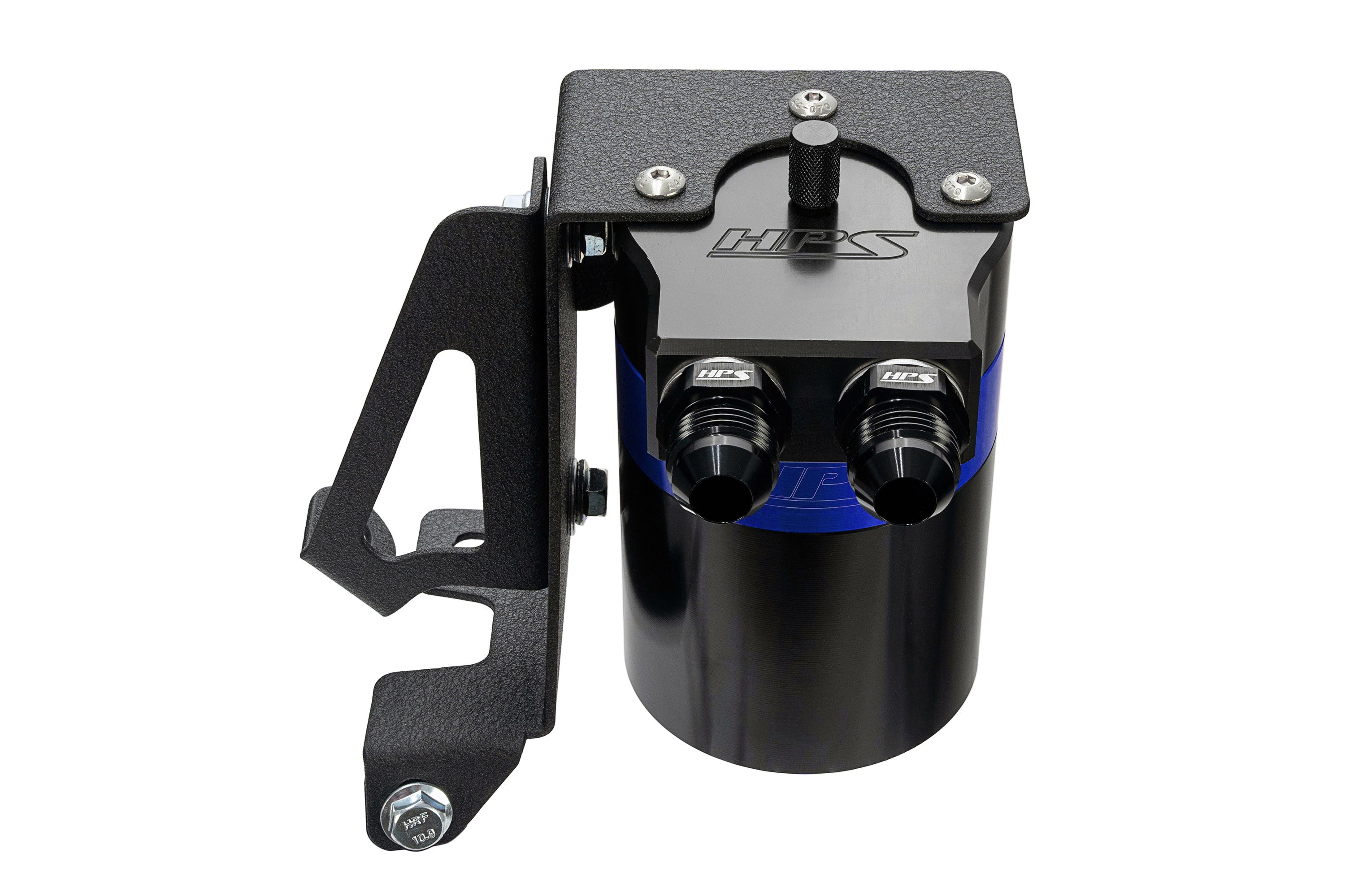 HPS Performance Oil Catch Can Kit 860-005BL, Blue - 860-005BL
