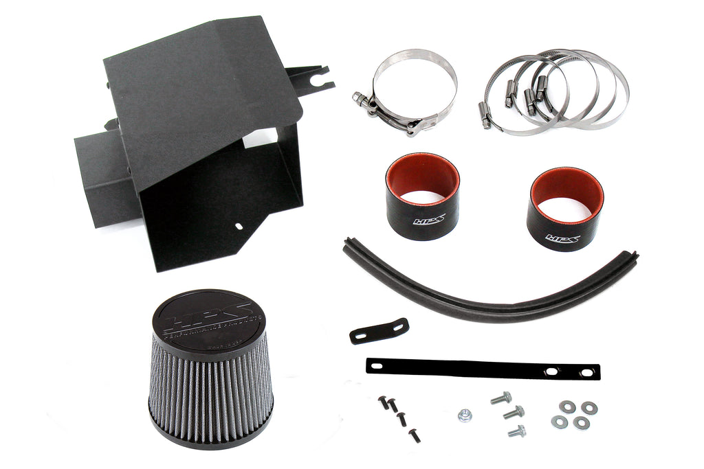 HPS Performance Air Intake Kit With Heat Shield 827-628WB Black - 827-628WB