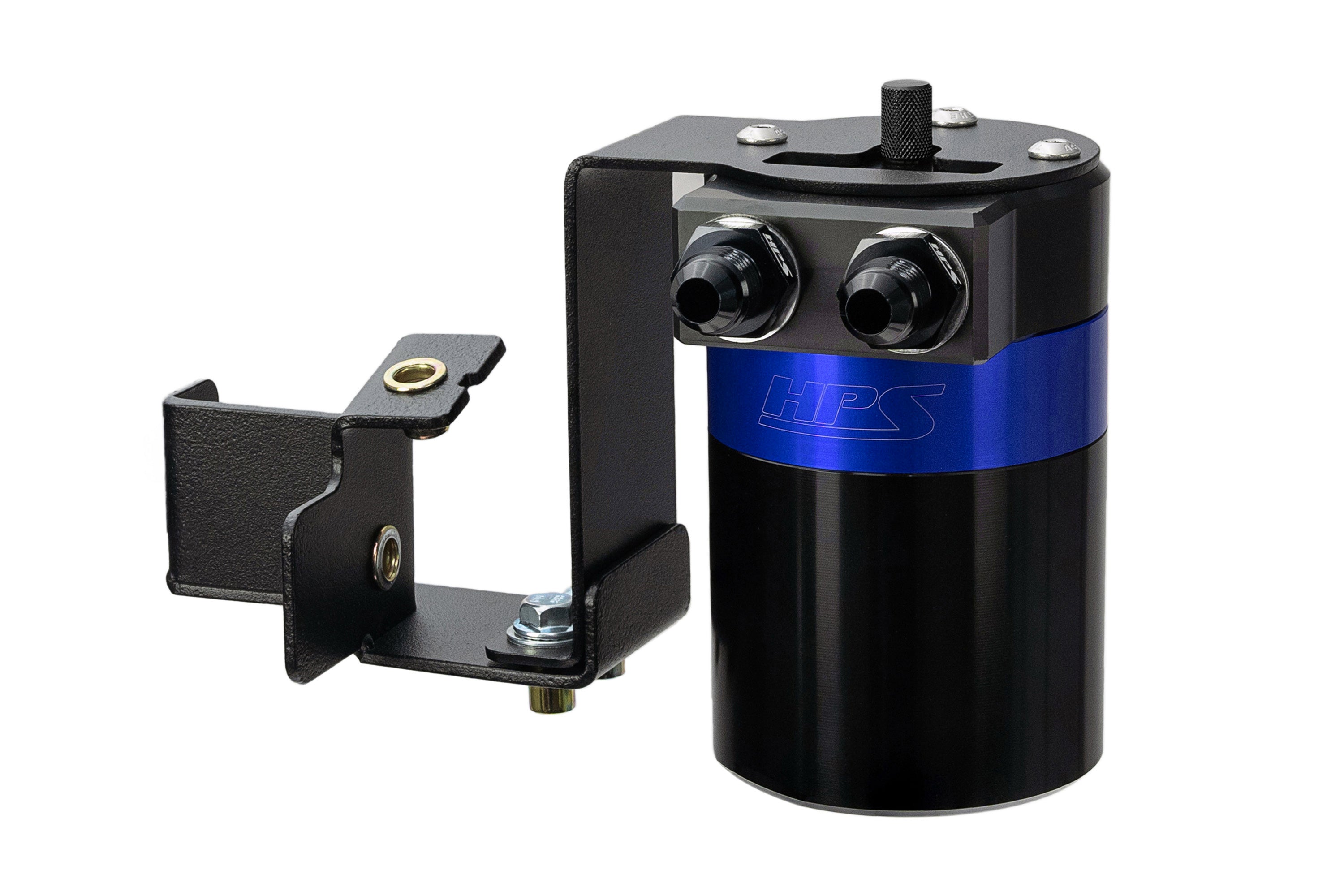HPS Performance Oil Catch Can Kit 860-012BL, Blue - 860-012BL