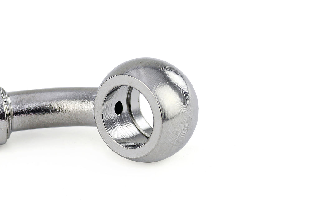 HPS Performance 350 Series AN -3 Push-On 60 Degree Banjo Hose End 350-6003SSB