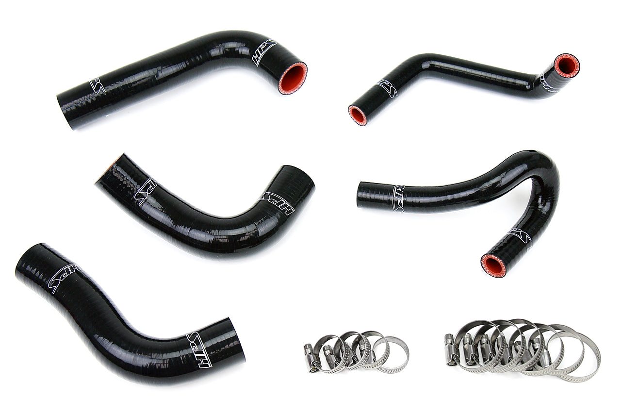 HPS Performance Hps Silicone Radiator And Heater Coolant Hose Kit 57 1412 Blk Black - 57-1412-BLK
