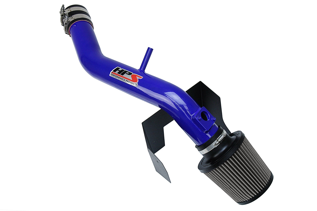 HPS Performance Air Intake Kit With Heat Shield 827-597BL Blue - 827-597BL