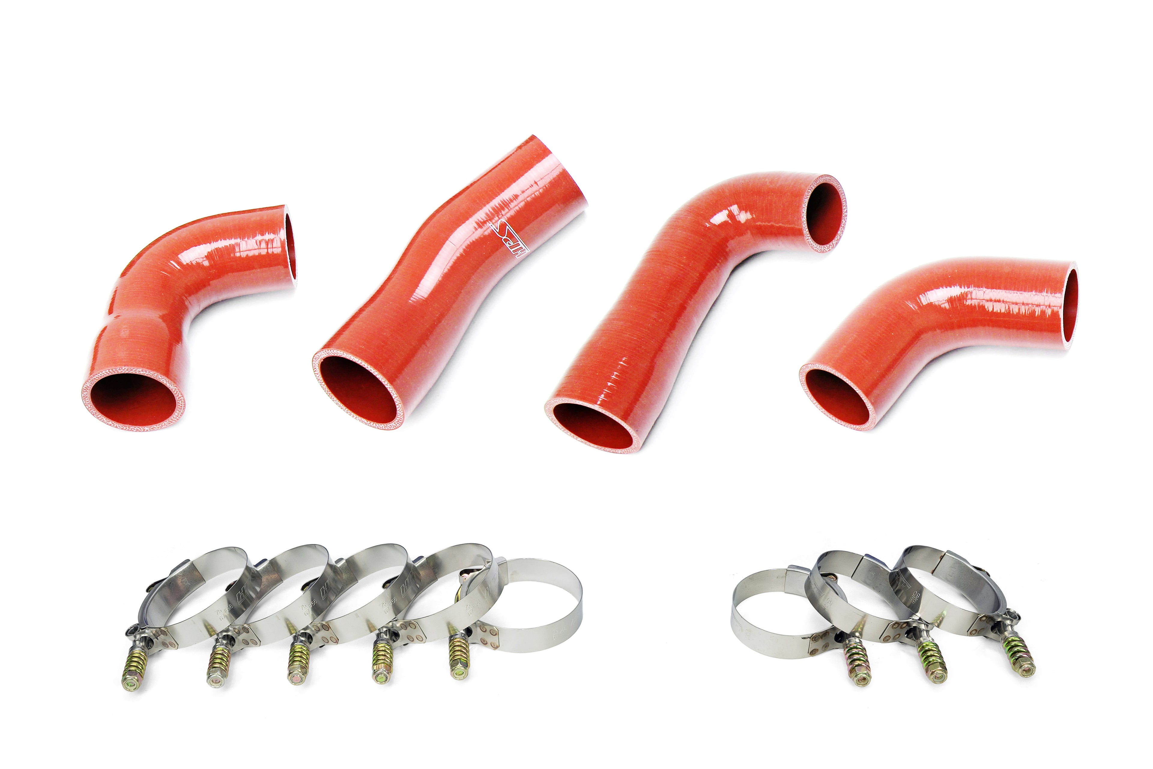 HPS Performance Hps Silicone Transmission Oil Cooler Coolant Hose Kit 57 1721 Orange - 57-1721