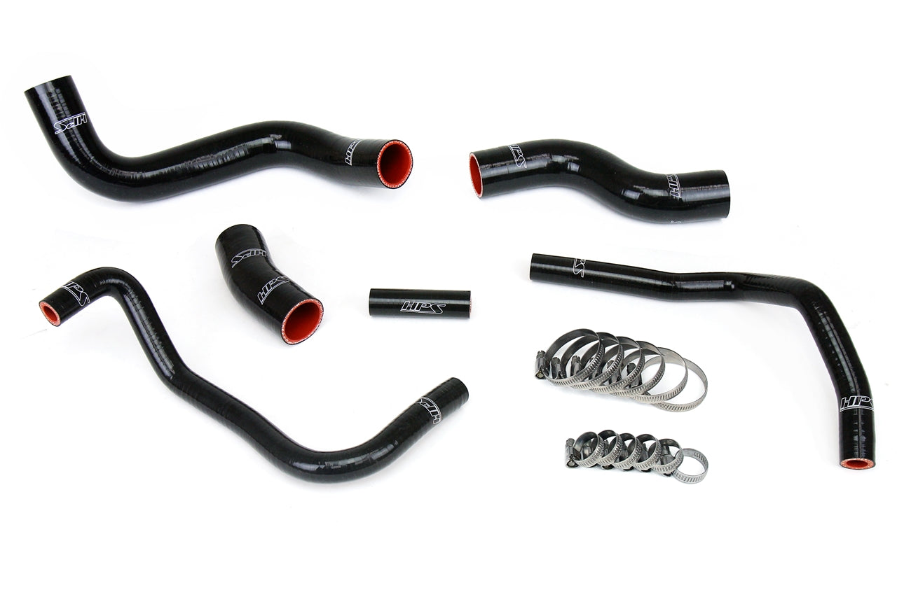 HPS Performance Hps Silicone Radiator And Heater Coolant Hose Kit 57 1336 Blk Black - 57-1336-BLK