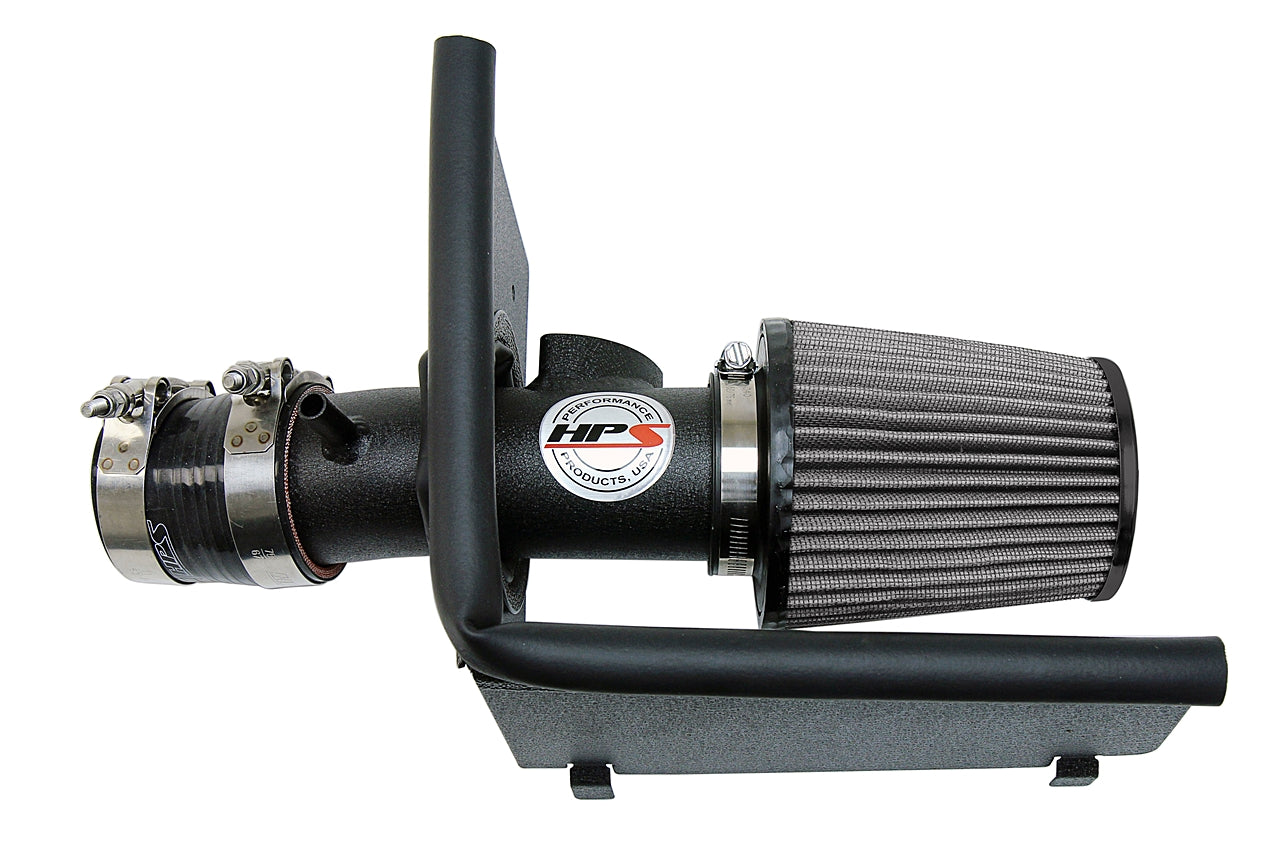 HPS Performance Air Intake Kit With Heat Shield 827-613WB Black - 827-613WB