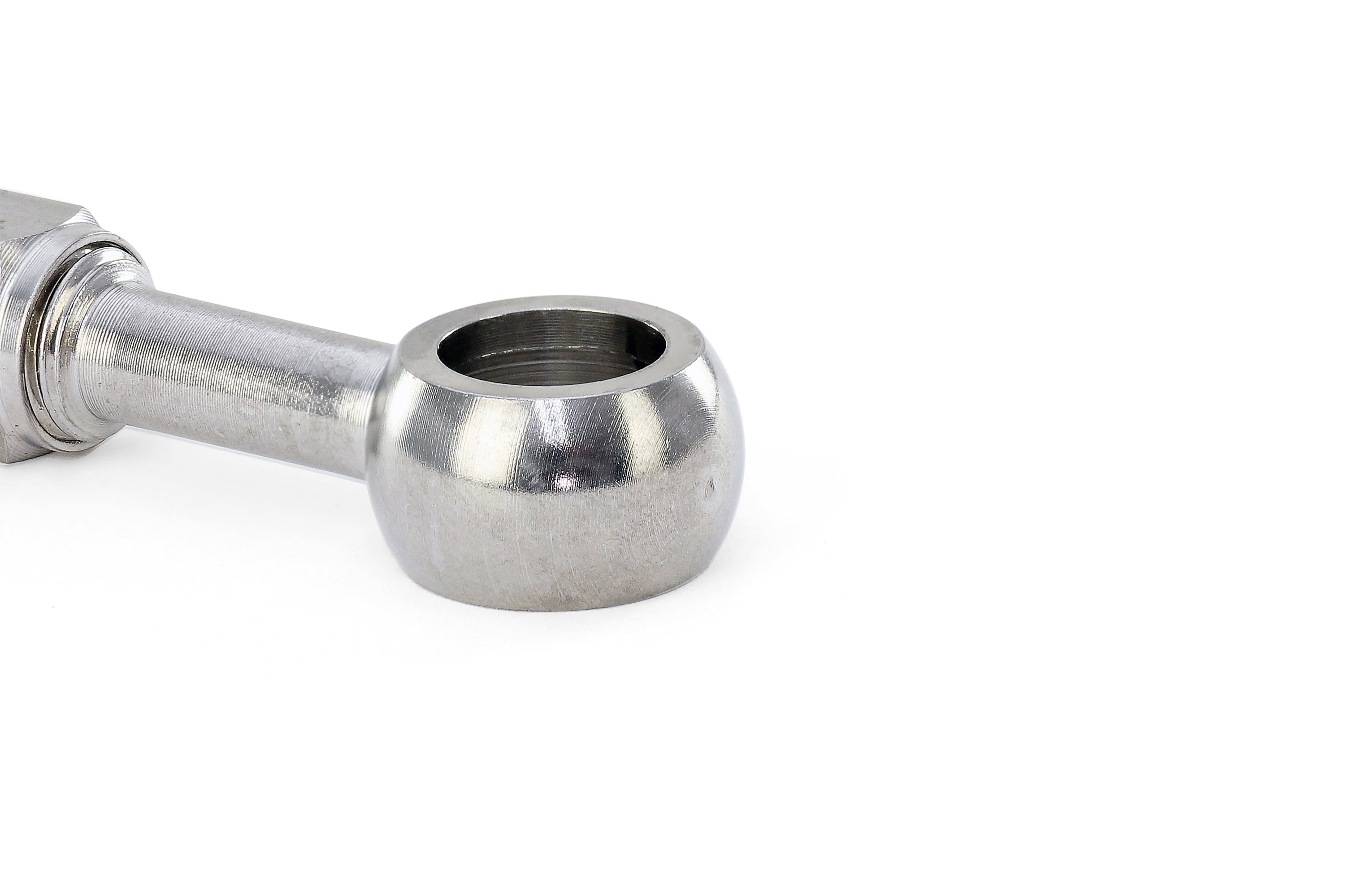 HPS Performance 350 Series AN -3 Push-On Straight Banjo Hose End 350-0003SSB