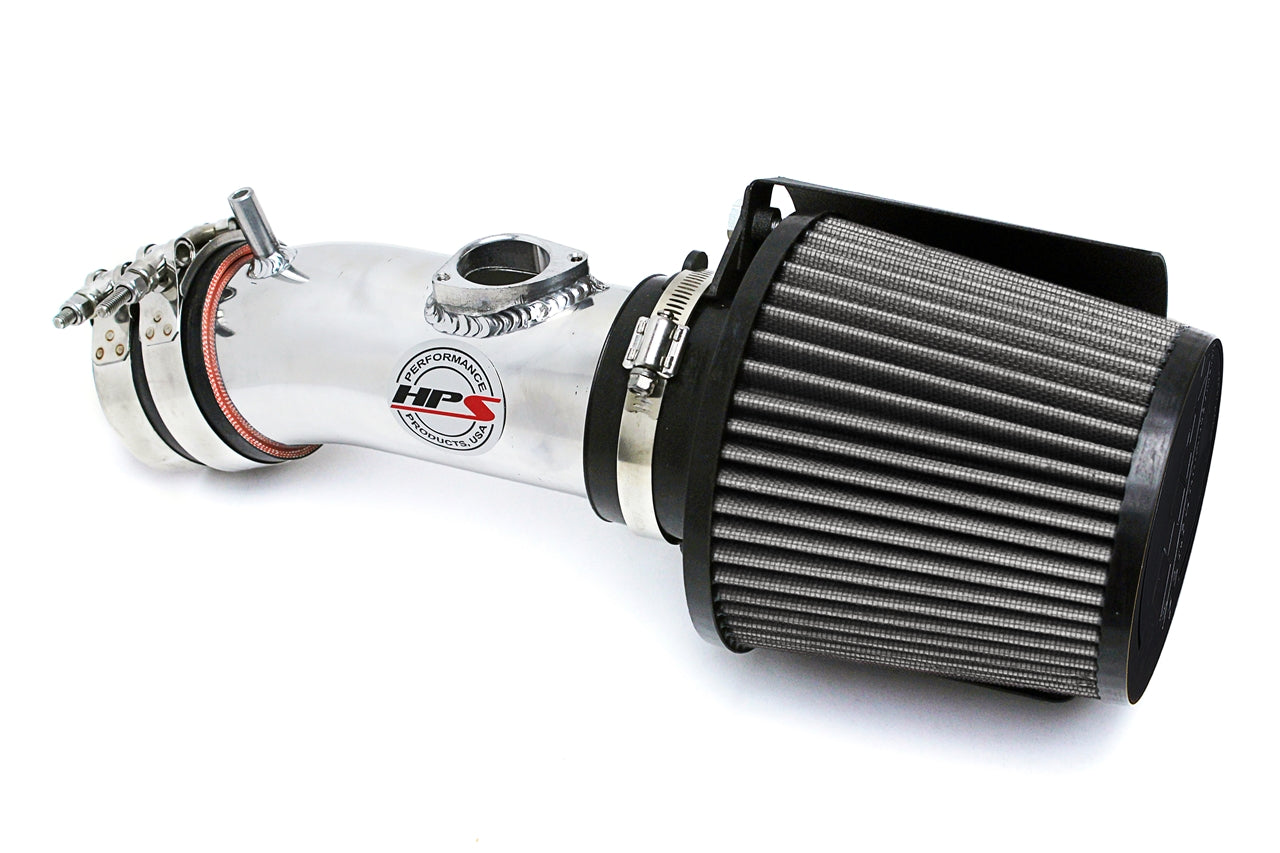 HPS Performance Air Intake Kit With Heat Shield 827-547P Polished - 827-547P