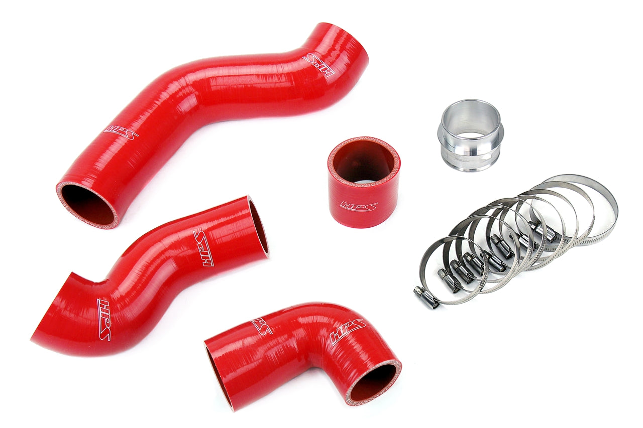 HPS Performance Hps Silicone Intercooler Hose Kit 57 1845 Red Red - 57-1845-RED