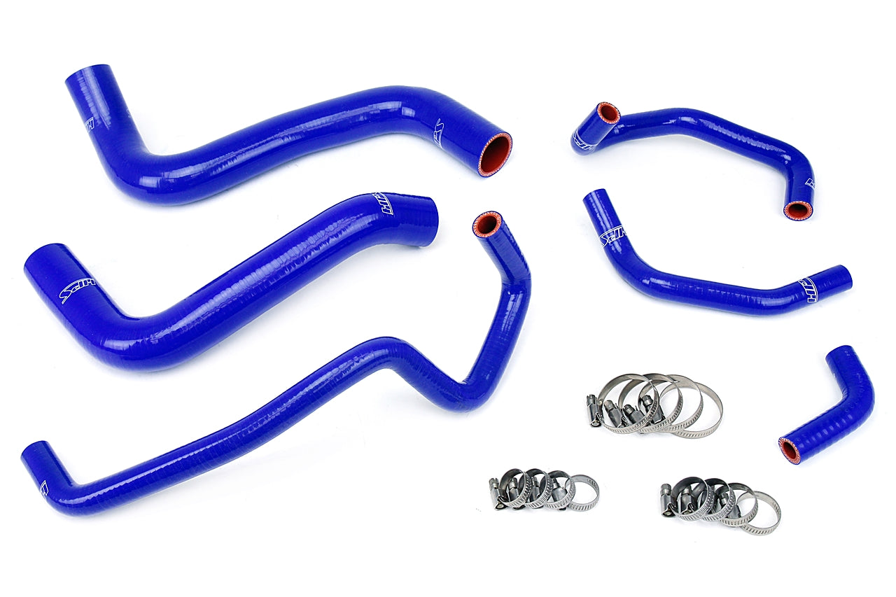 HPS Performance Hps Silicone Radiator And Heater Coolant Hose Kit 57 1467 Blue Blue - 57-1467-BLUE