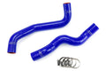 HPS Performance Hps Silicone Radiator Coolant Hose Kit 57 1049 Blue Blue - 57-1049-BLUE