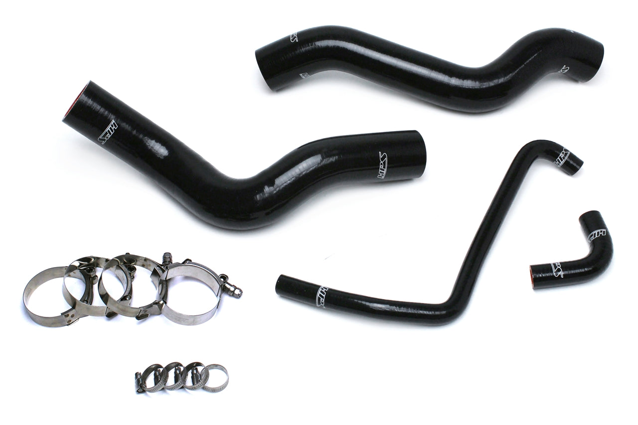 HPS Performance Hps Silicone Radiator Coolant Hose Kit 57 1503 R Blk Black - 57-1503R-BLK