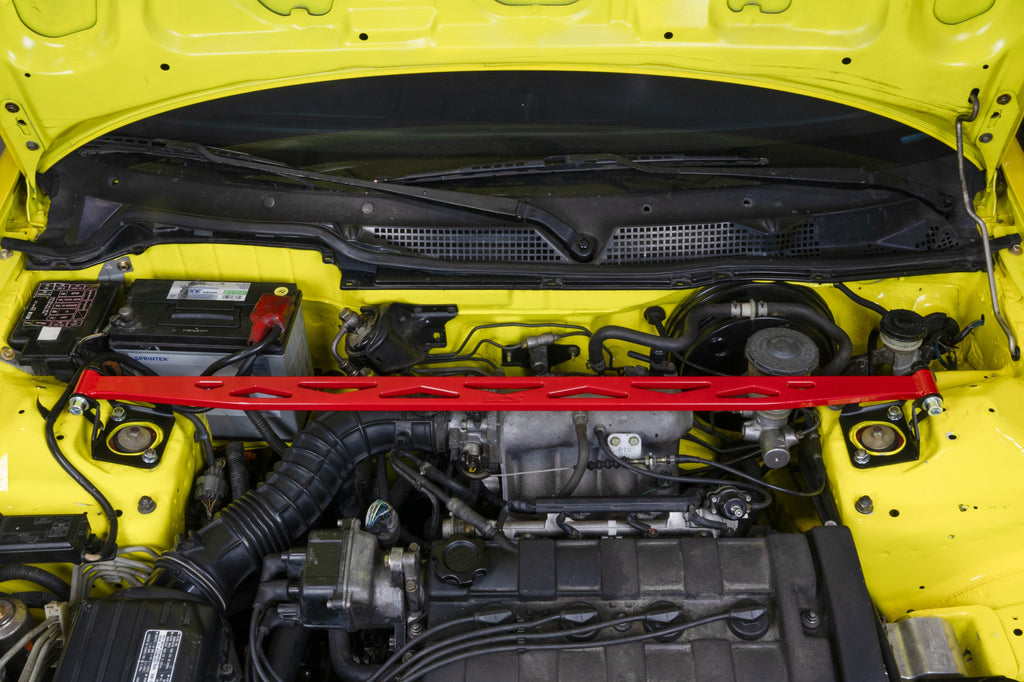 HPS Performance Front Strut Bar 42-120R Red - 42-120R