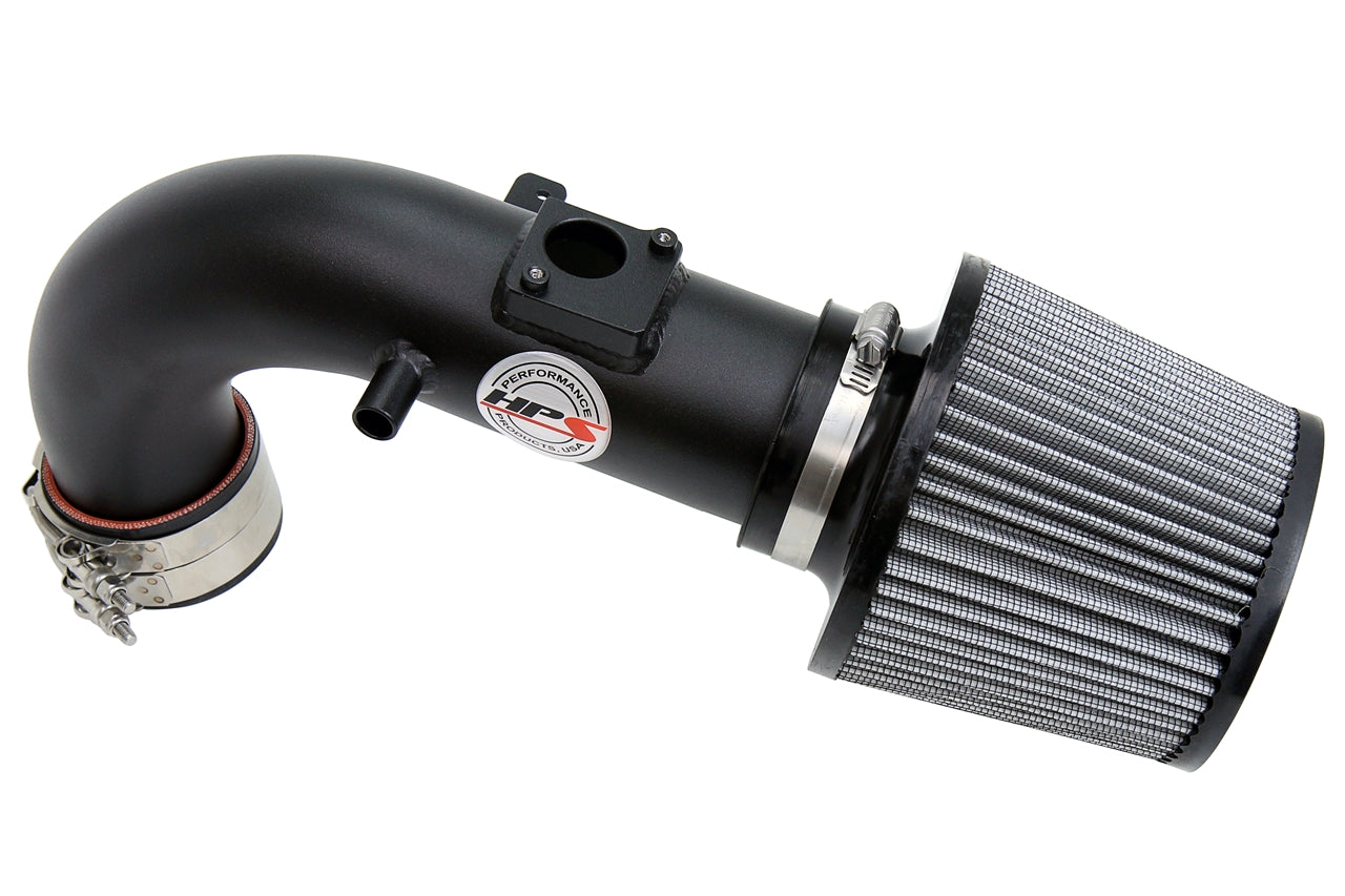 HPS Performance Air Intake Kit With Heat Shield 827-508WB Black - 827-508WB