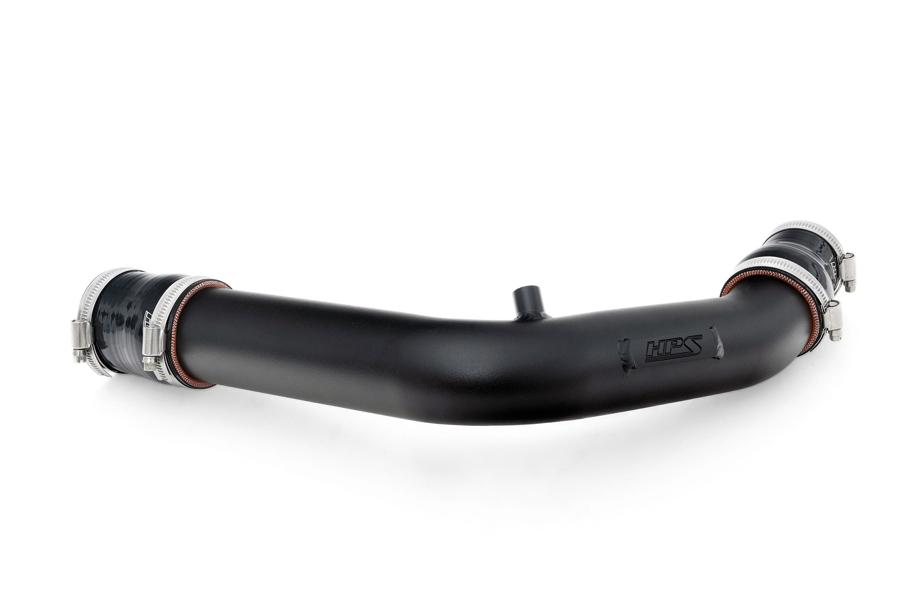 HPS Performance Lower Hot Side and Cold Side Charge Pipe Kit 17-152WB Black - 17-152WB